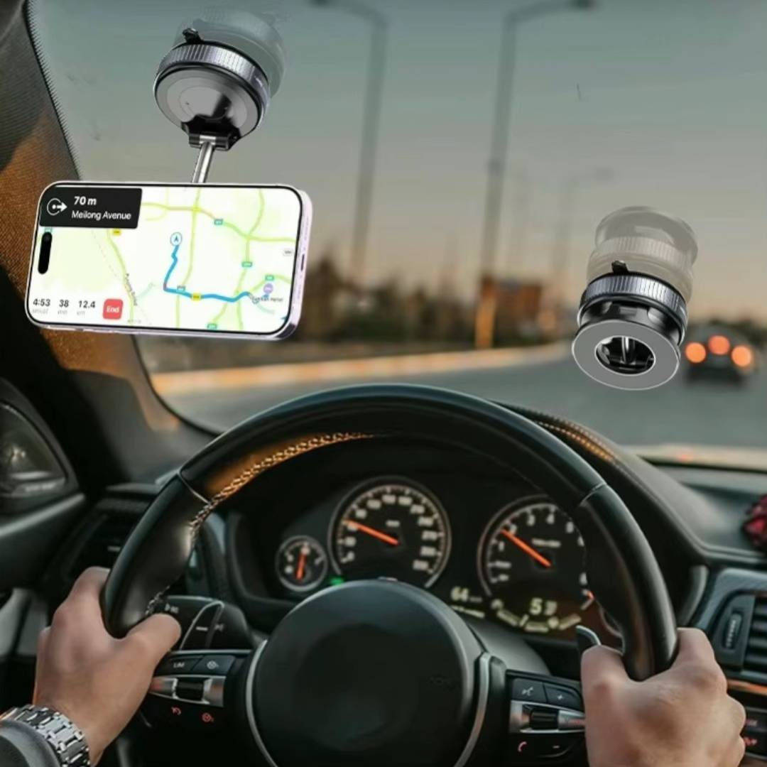 حامل الهاتف - vacuum magnetic phone holder