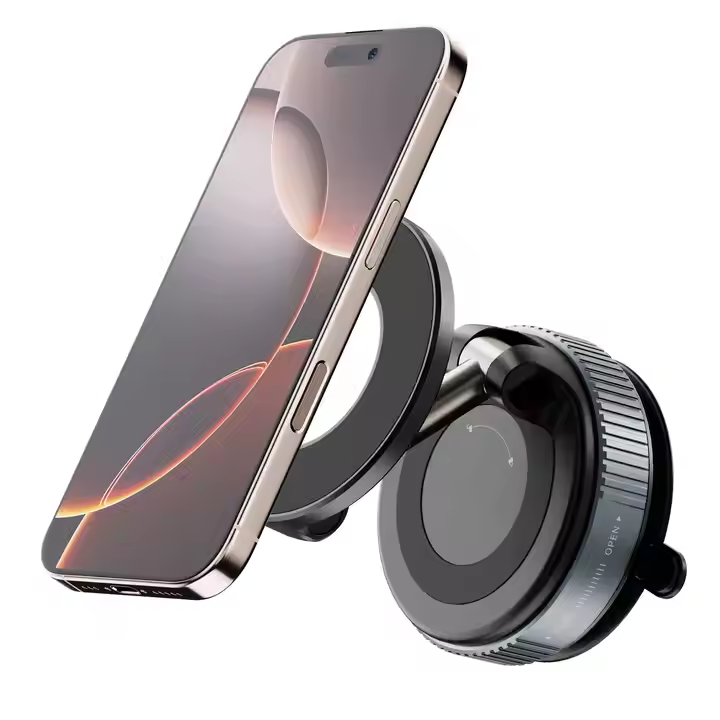 حامل الهاتف - vacuum magnetic phone holder