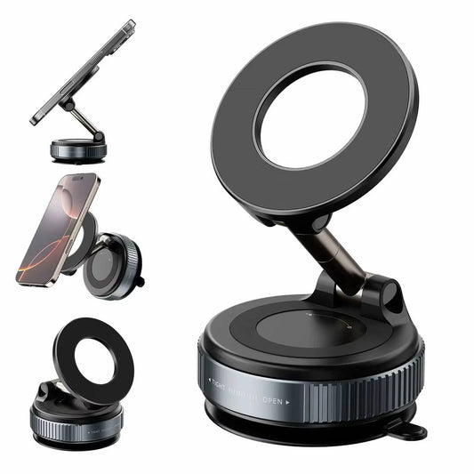 حامل الهاتف - vacuum magnetic phone holder